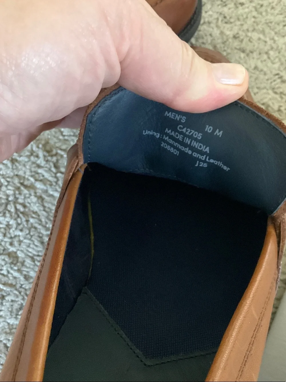 Cole Haan Tan Leather Penny Loafers